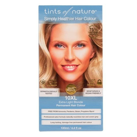 Naturalna farba do włosów Tints of Nature - 10XL Bardzo jasny blond