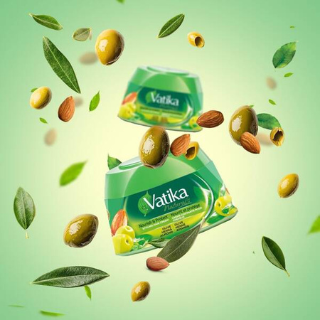 Vatika Krem do stylizacji włosów Oliwa-Migdał-Henna 210ml