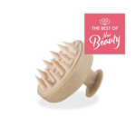 Szczotka do mycia włosów i masażu głowy - beżowa