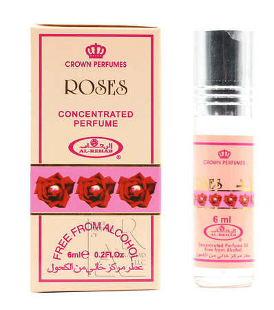 Arabski Al-Rehab Roses 6ml, główna nuta: płatki róży