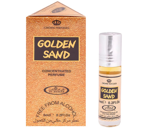 Arabski Al-Rehab Golden Sand 6ml, główna nuta: wanilia i bursztyn