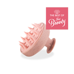 Szczotka do mycia włosów i masażu głowy - różowa