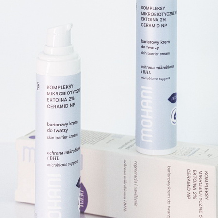 Regenerujący krem barierowy z ektoiną 2%, kompleksem mikrobiotycznym 5% i ceramidem NP