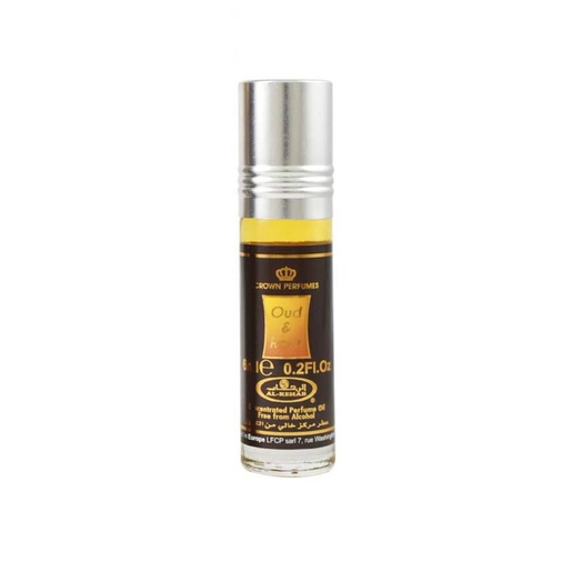 Arabski Al-Rehab Oud & Rose 6ml, główna nuta: głęboki oud i aksamitna róża