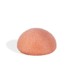 Naturalna gąbka konjac do mycia twarzy Mohani - z różową glinką