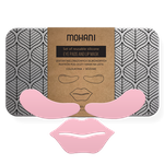 Zestaw wielorazowych silikonowych płatków pod oczy i maski na usta