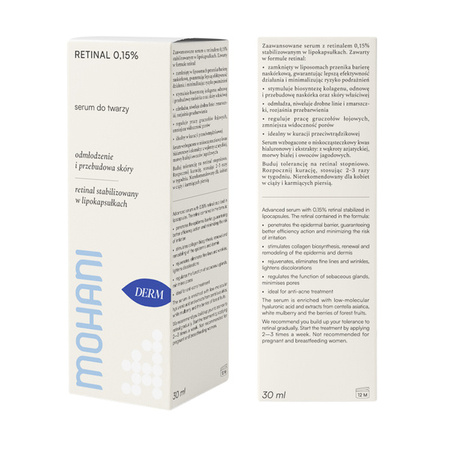 Serum do twarzy anti-aging z Retinalem 0,15%