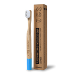 Nano szczoteczka bambusowa do zębów dla dzieci Mohani - Niebieska, 10 tysięcy miękkich włosków