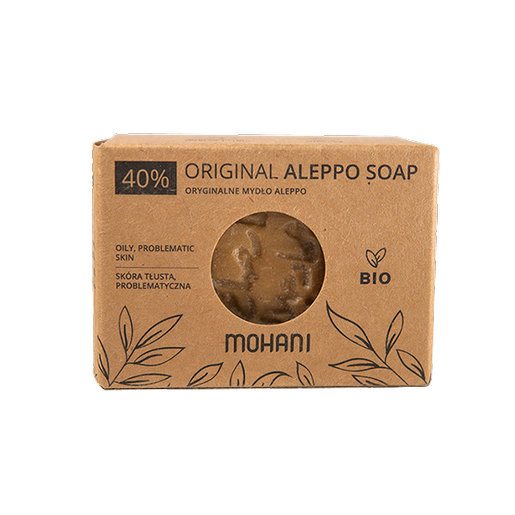 Mydło Aleppo BIO oliwkowo-laurowe 40% Mohani