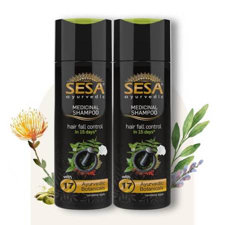 Ajurwedyjski szampon SESA przeciw wypadaniu włosów 200ml 