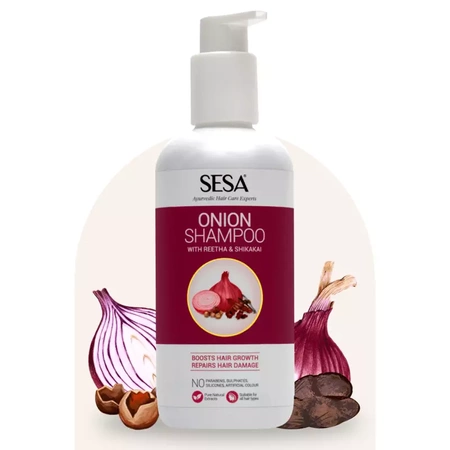 Cebulowy szampon do włosów SESA Reetha & Shikakai 300ml 