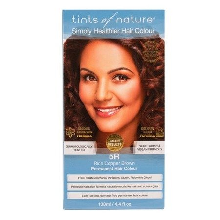 Naturalna farba do włosów Tints of Nature - 5R Miedziany brąz