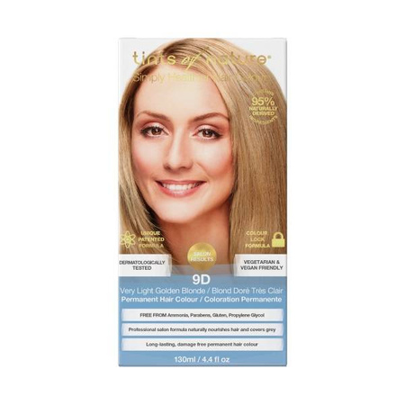 Naturalna farba do włosów Tints of Nature – 9D Bardzo jasny złoty blond