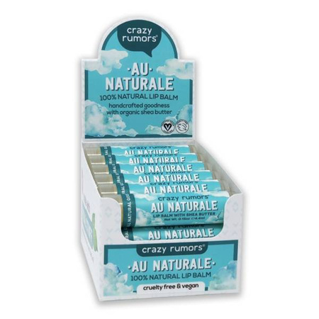 Naturalny balsam do ust Crazy Rumors - Au Naturale - 10+2 GRATIS