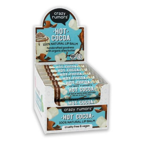 Naturalny balsam do ust Crazy Rumors - Hot Cocoa - 10+2 GRATIS