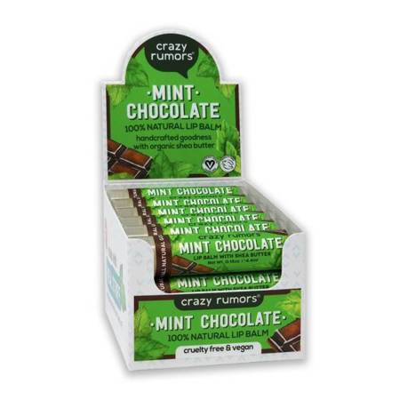 Naturalny balsam do ust Crazy Rumors - Mint Chocolate - 10+2 GRATIS