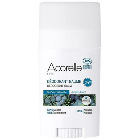 Organiczny dezodorant w sztyfcie Acorelle – jałowiec i mięta