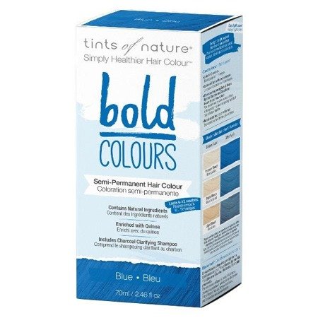 Półtrwała farba do włosów Tints of Nature BOLD Colours - Niebieska