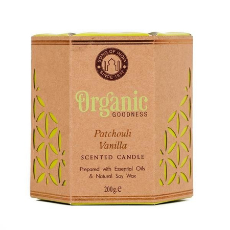 Sojowa świeca zapachowa - Patchouli Vanilla 200g